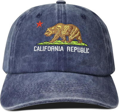Sombrero bordado California Bear