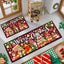 2 Alfombras cocina antiderrap diseño gnomo 17x47pulg
