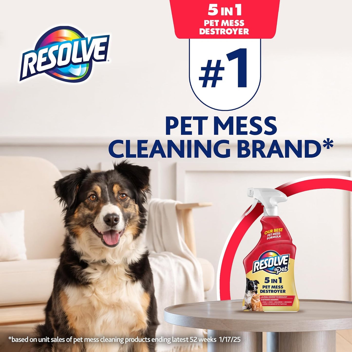 Spray limpiador alfombras mascotas 22oz elimina manchas y olores