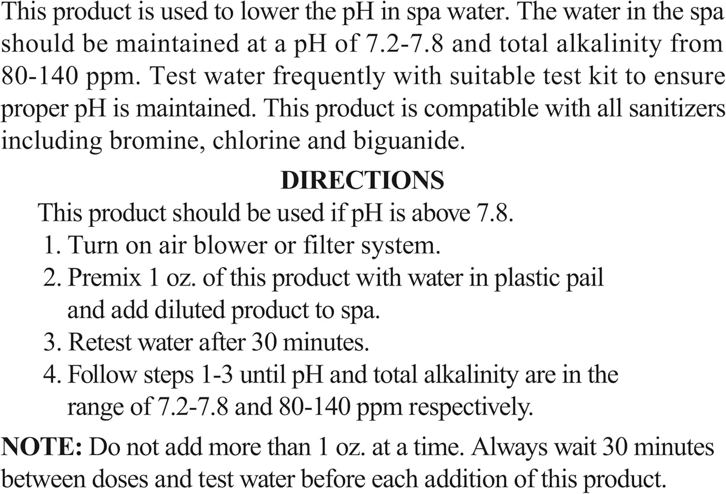 2 Reductores pH Bisulfato Sodio 1.5lb Bañera Hidromasaje