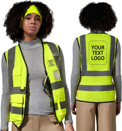 Chaleco seguridad reflejante alta visibilidad XS-8XL