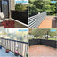 Cubierta barandilla privacidad 2.5x12ft malla gris