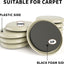 Deslizadores muebles 2.5pulg beige pack 20 antirayaduras