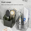 2 Cubos Organizadores Soporte Cepillos Dientes Pared