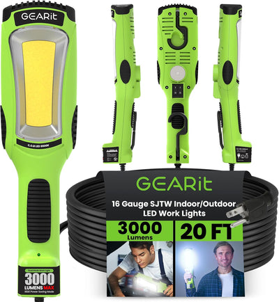 Luz trabajo LED COB 20ft 3000LM base magnética