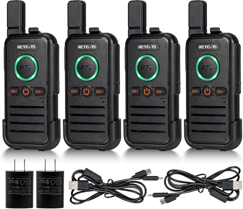 Walkie Talkies 16 Canales Recargable USB-C