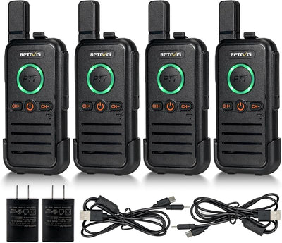 Walkie Talkies 16 Canales Recargable USB-C