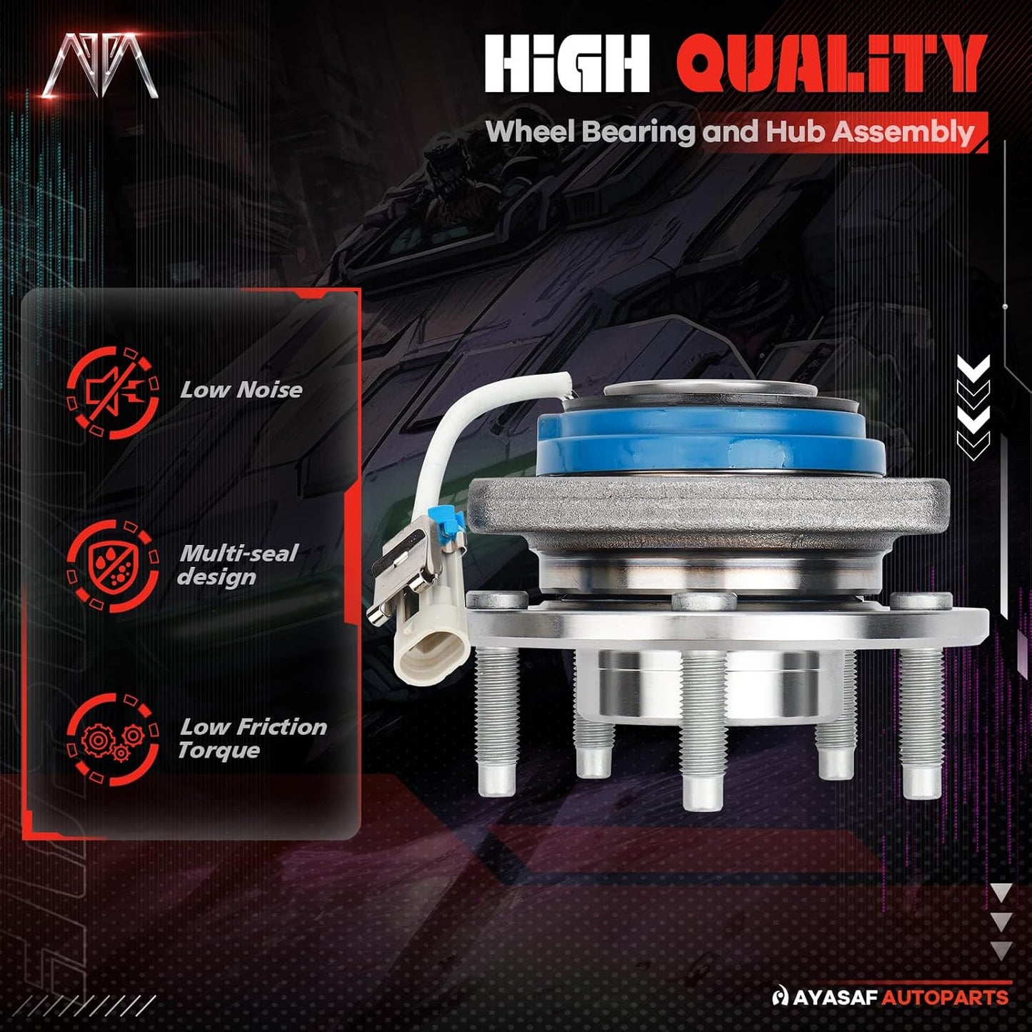 Cojinete cubo rueda delantera para Chevy Impala