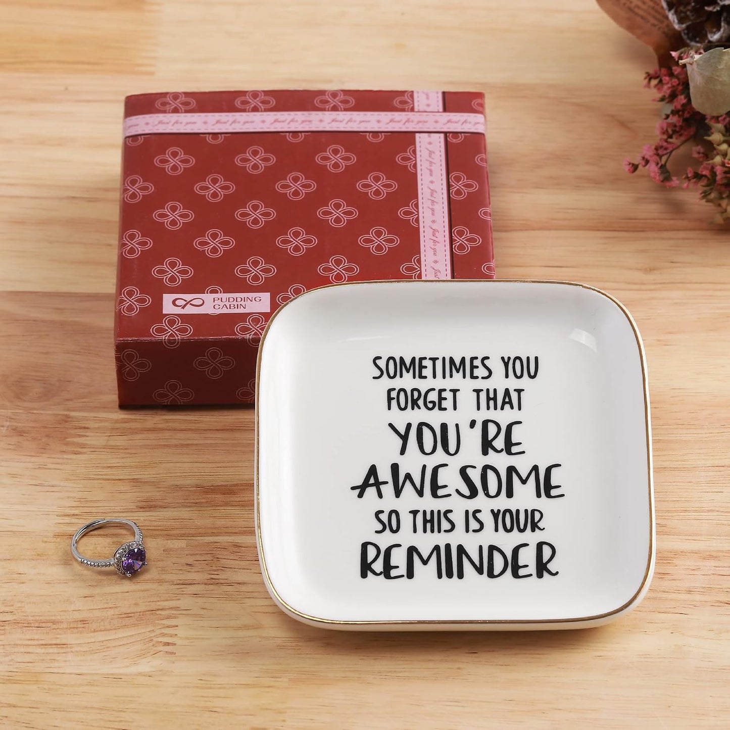 Plato para anillos regalo mujer inspirador
