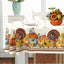Mantel ovalado otoño 60x102pulg poliéster calabaza pavo