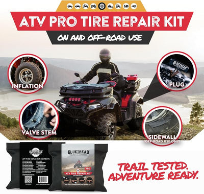 Kit reparación neumáticos ATV GlueTread con parches