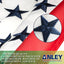 Bandera paz civil EE.UU. 3x5ft estrellas bordadas rayas