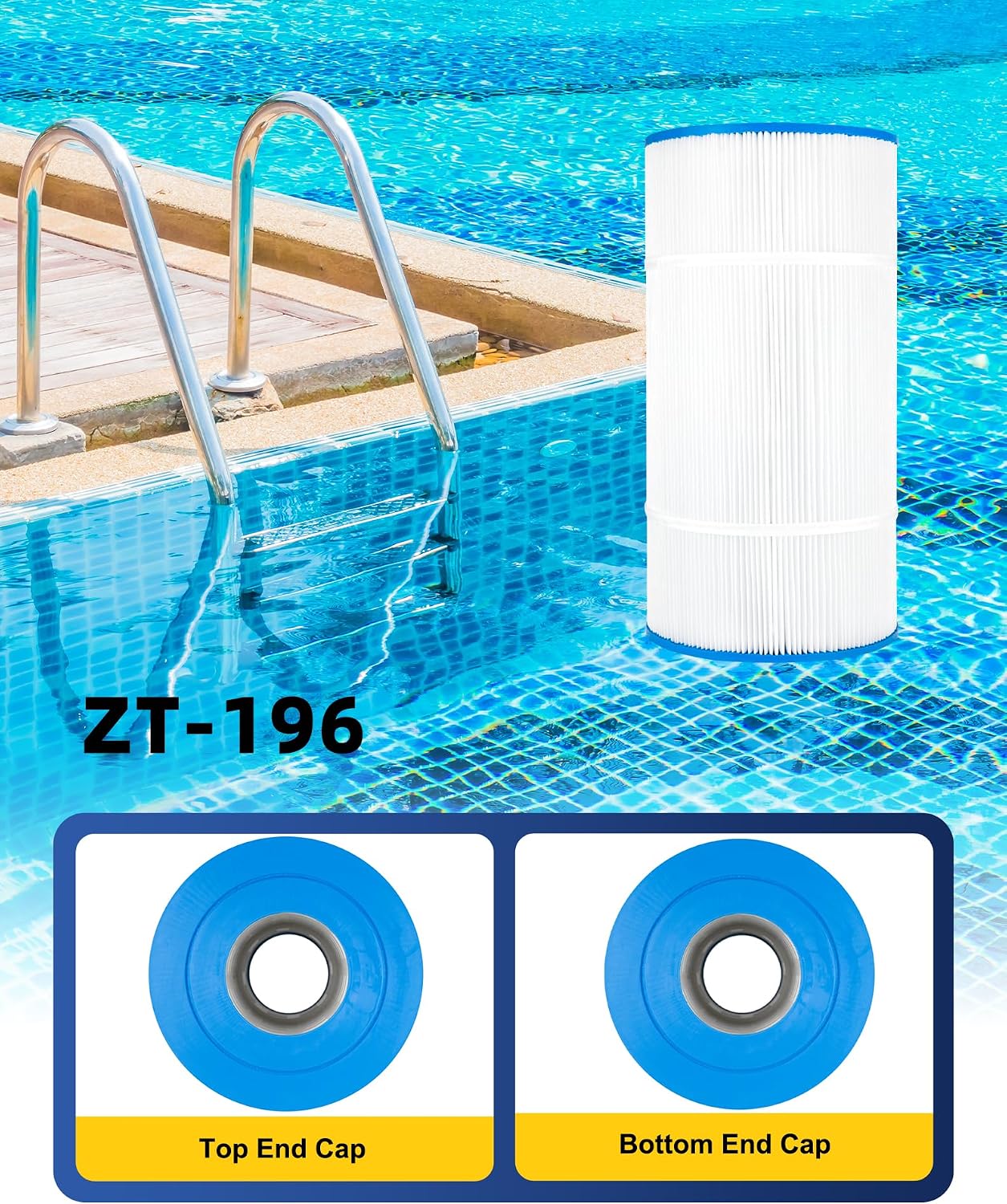 Cartucho filtro piscina comp Hayward CX760RE Unicel C-8411