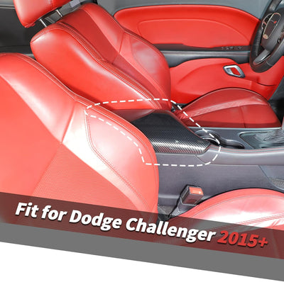 Cubierta consola central Dodge Challenger 15-23 fibra