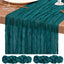 2 Caminos Mesa Estopilla 10ft Color Verde Azulado Bohemio Rústico