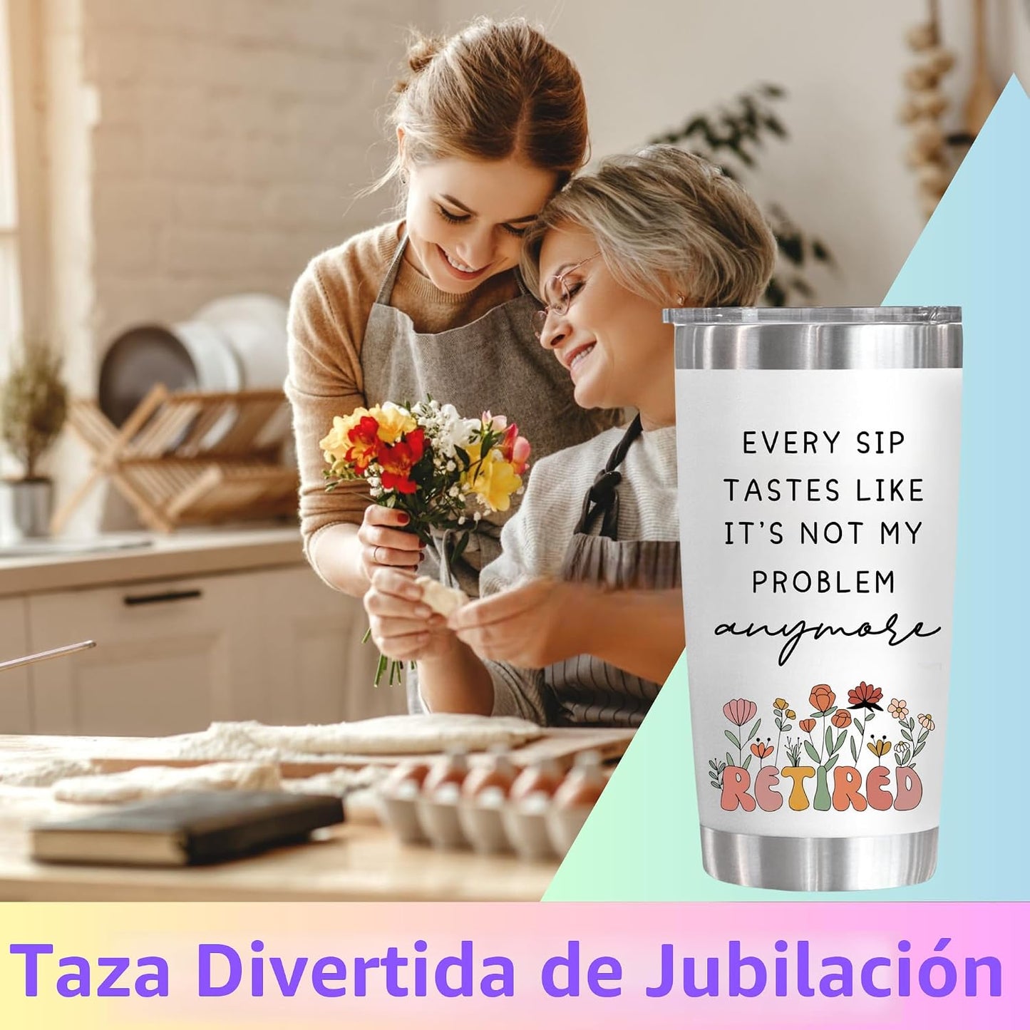 Vaso regalo jubilación para hombres y mujeres 20oz