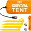 Refugio supervivencia 2 personas impermeable lona compacta Bivvy