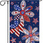 Bandera jardín 4 de Julio 12x18pulg doble cara