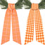 Faja corona otoño naranja puerta 60" 2uds