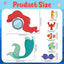 7 imanes sirena decoración puerta refrigerador verano carnaval