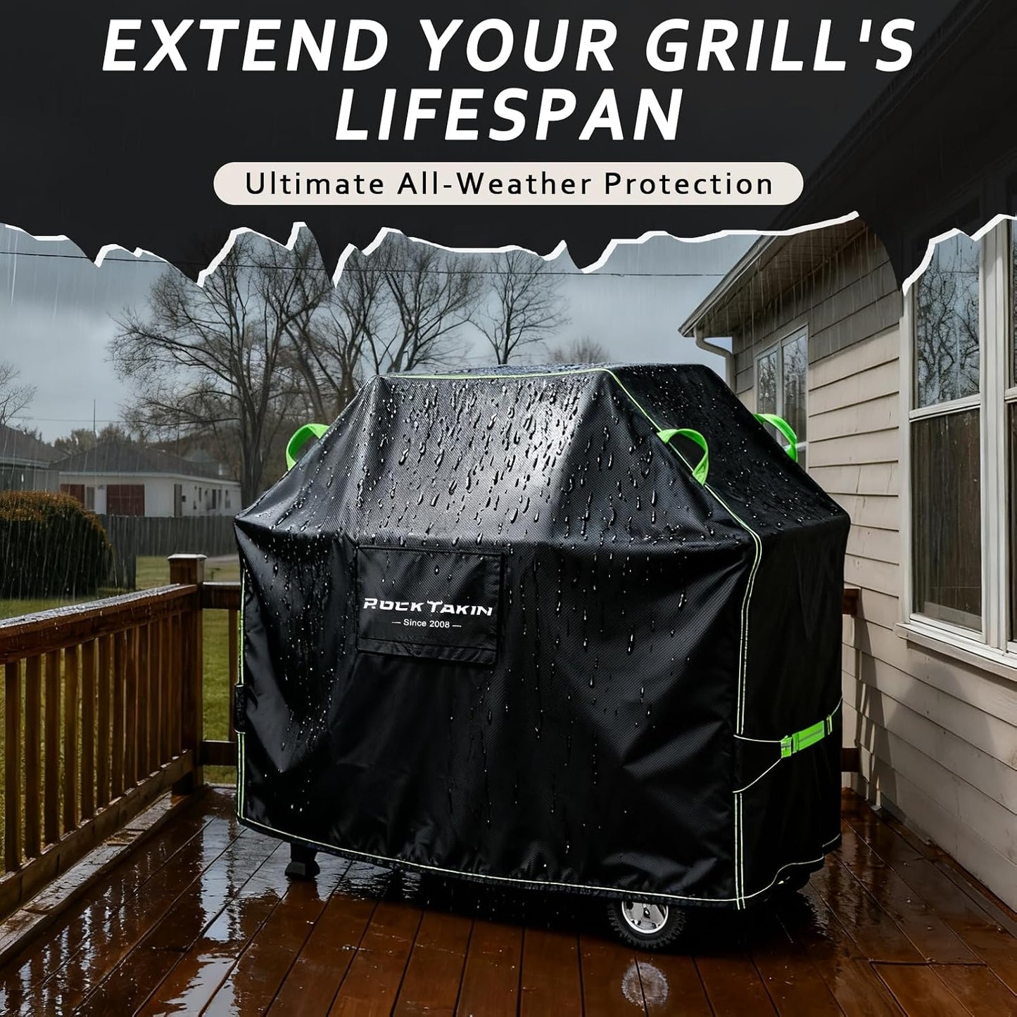 Cubierta parrilla gas 60pulg 3-6 quemadores impermeable UV