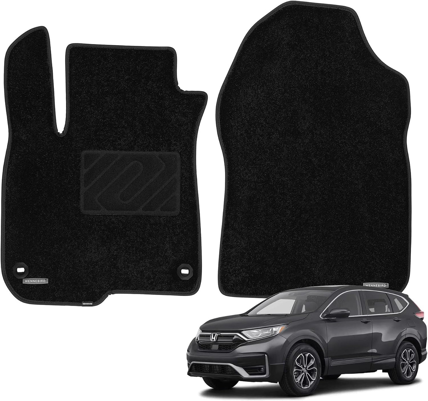 Alfombrillas delanteras Honda CR-V 17-22 TPE antiderrap