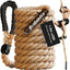 Cuerda escalada 1.5inch 10-40ft entrenamiento fuerza