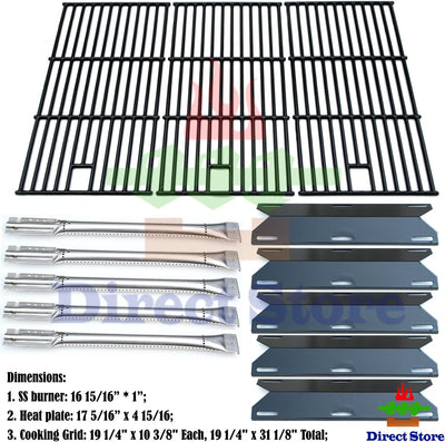 Kit repuesto DG180 para parrilla gas 5 quemadores