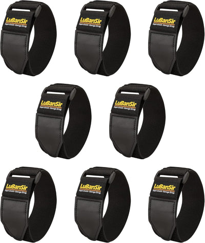 Correas elásticas gancho bucle 12" pack 8