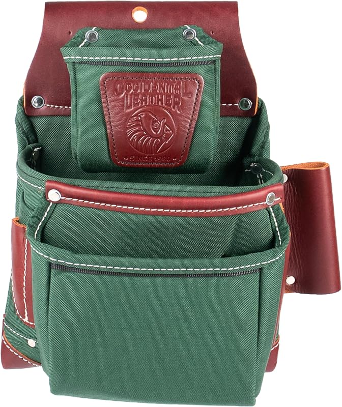 Bolsas Pro con Cierre 9 Bolsillos Verde Fabricado EE.UU.