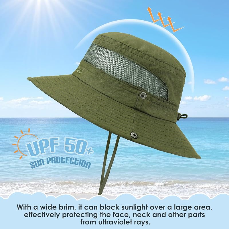 Sombrero pescador niños transpirable UPF 50 sol