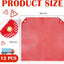 12 Banderas Seguridad 18x18pulg Malla Resistente Camiones