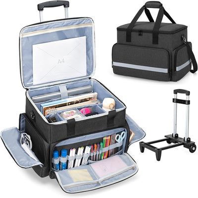 Bolsa para profesores con ruedas 14pulg acolchada