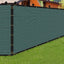 Malla resistente verde 4x50ft con 100 correas valla