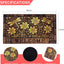 Tapete bienvenida antiderrap 17x30pulg puerta exterior