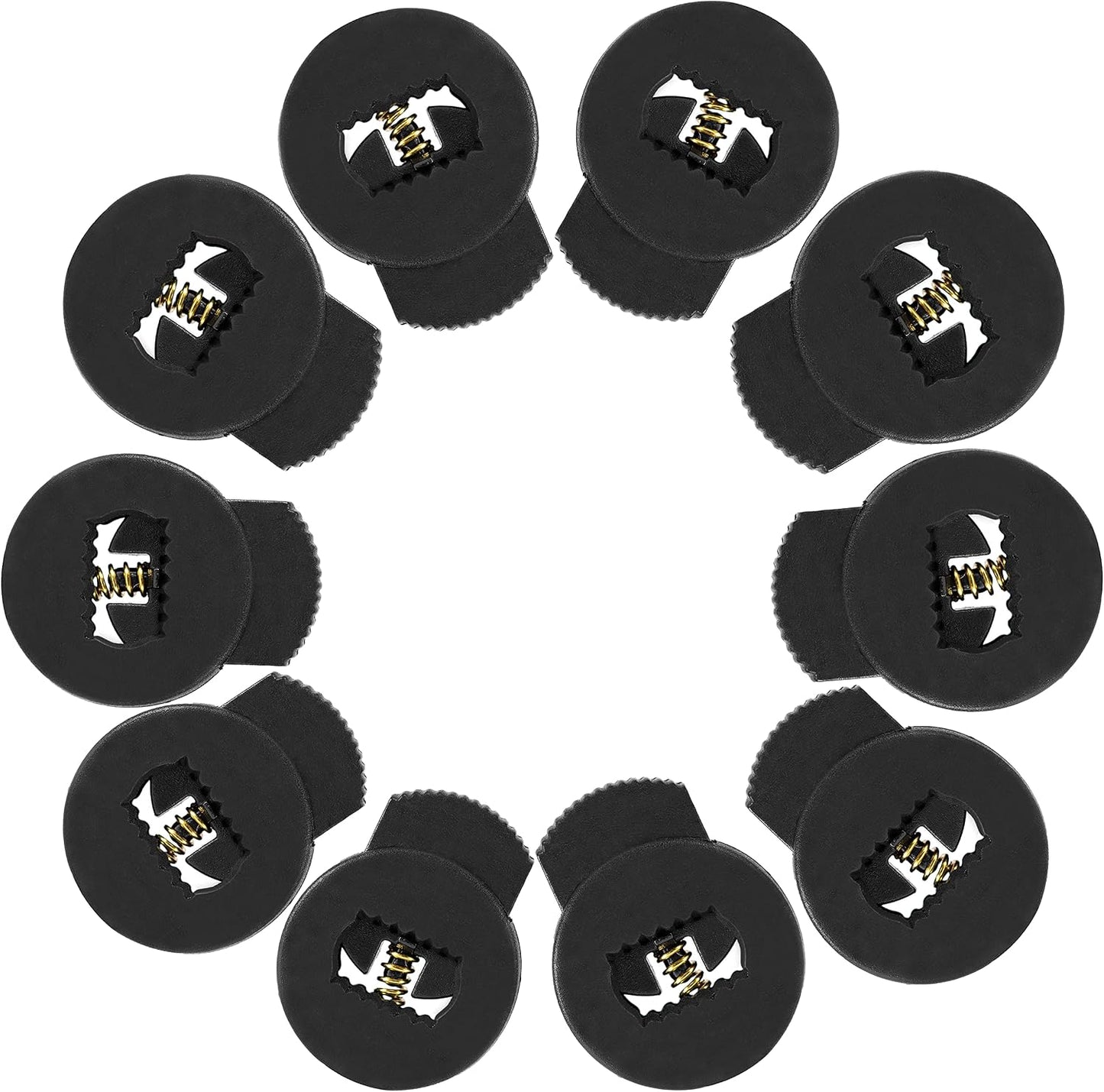 Set 10 Candados Guantes Béisbol Resorte Latón No Atascarse