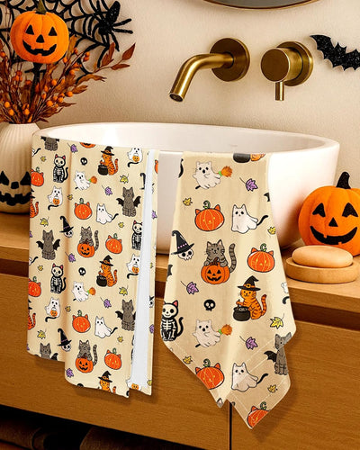 Set 2 Toallas Cocina con Saco Harina 18x26pulg Reutilizables