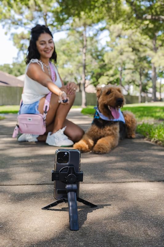 Kit paseo perro bolsa cruzada con bolsa golosinas y gancho excrementos