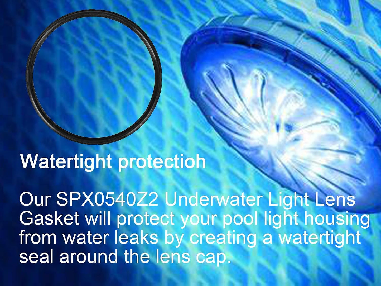 Junta lente luz piscina Hayward Astrolite repuesto