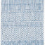 Alfombra pasillo 2'3"x6'7" gris/azul marino impermeable