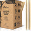 Pajitas caña azúcar biodegradable 5pulg 200uds PHA resistente