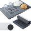 Tapete secado platos piedra 23.6x15.3pulg antideslizante gris