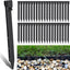 200 Estacas Anclaje Plástico 10x12pulg Jardín