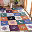 Alfombra bohemia sol luna 5x7 para sala entrada cocina