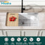 Fregadero cocina 33pulg arcilla refractaria