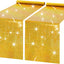 Caminos mesa dorados iridiscentes 12x72pulg decoración retro