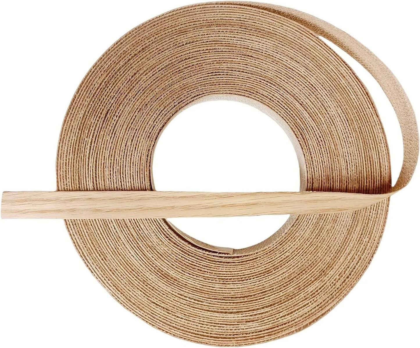 Rollo bandas borde madera roble 1/2pulg x50ft termofusible
