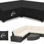 Funda sofá V patio tela Oxford 420D 6 hebillas anti UV