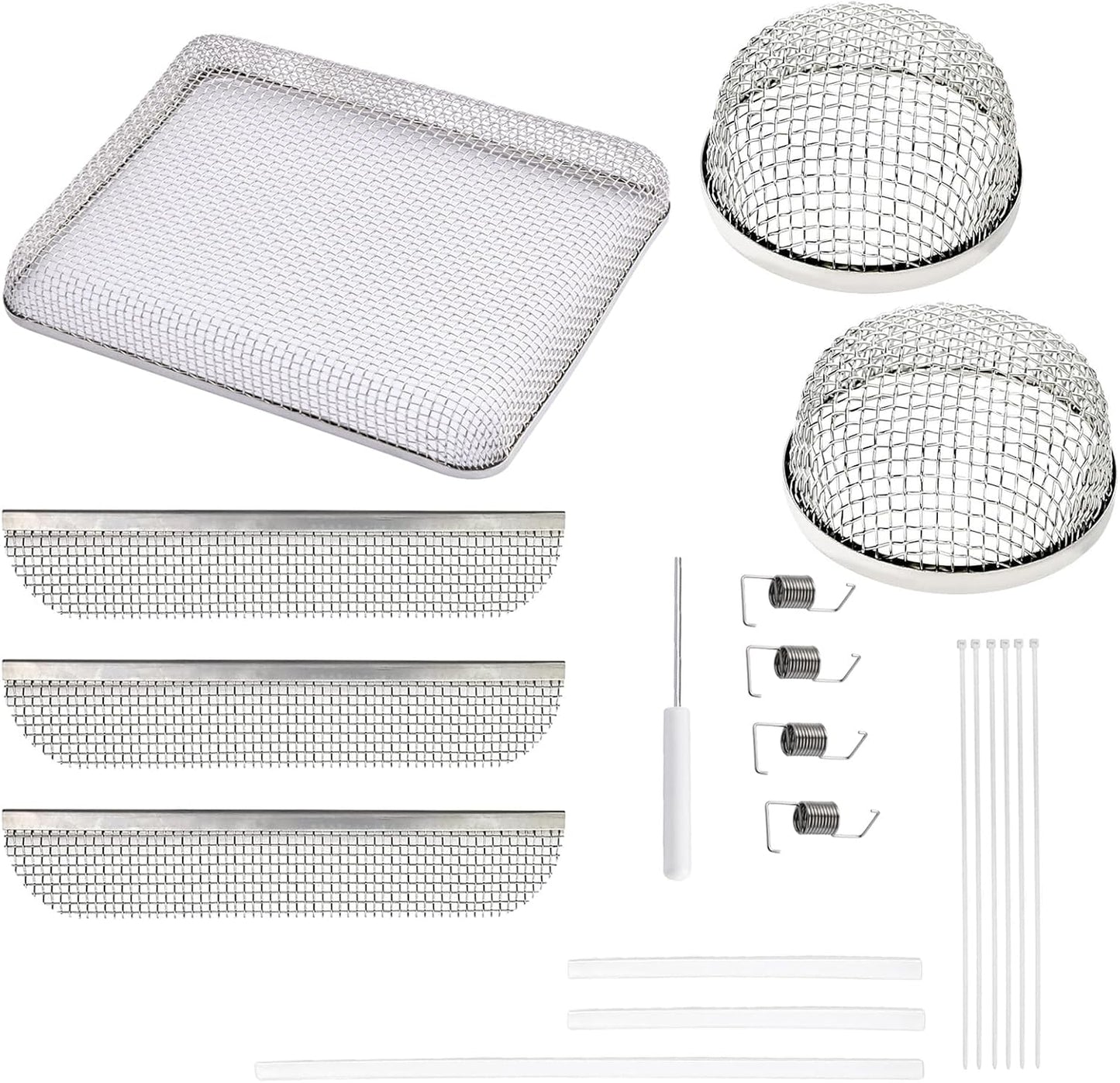 6 Accesorios Ventilación Caravana Malla Acero