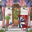 Bandera 4 de Julio 12x18pulg doble cara decoración patio
